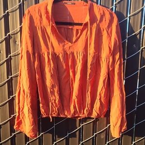 Orange Women's Top